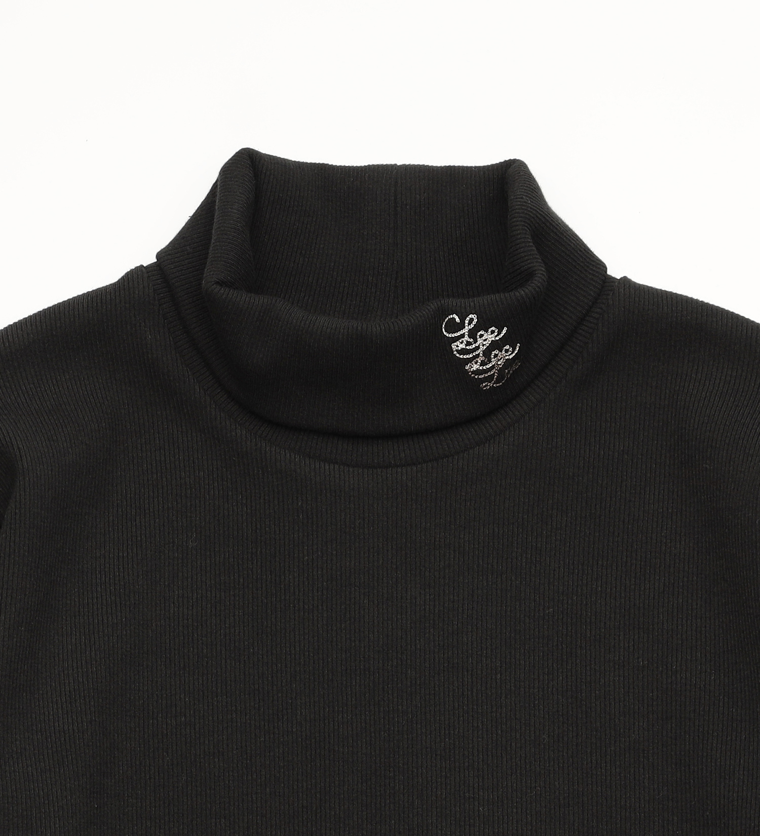 Lee(リー)の【直営店・WEB別注】リブ タートルネック長袖Tシャツ|トップス/Tシャツ/カットソー/レディース|ブラック