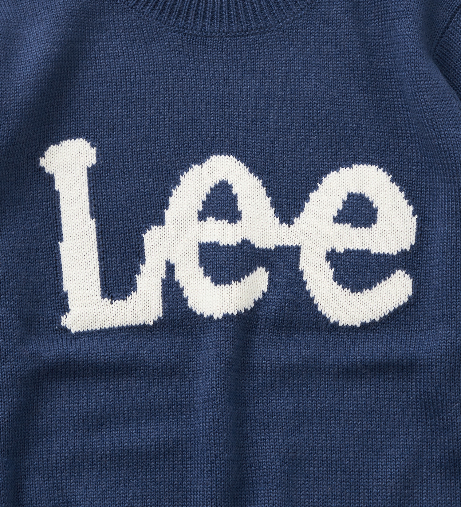 Lee(リー)の【カート割対象】【WINTER SALE】Leeロゴセーター|トップス/ニット/セーター/レディース|ネイビー