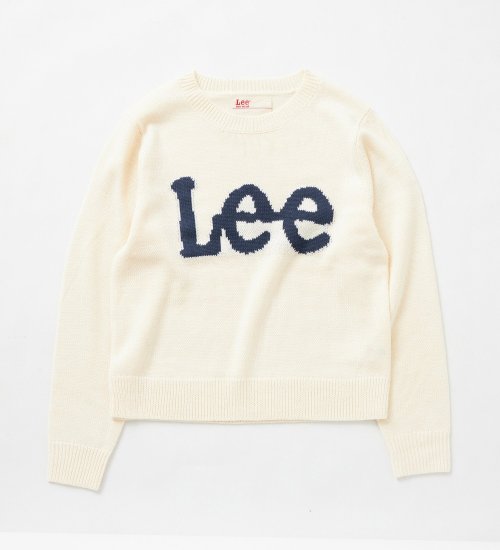 Lee(リー)の【WINTER SALE】Leeロゴセーター|トップス/ニット/セーター/レディース|ホワイト