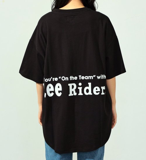 Lee(リー)のラウンドスリーブ バックプリント半袖Tシャツ|トップス/Tシャツ/カットソー/レディース|ブラック