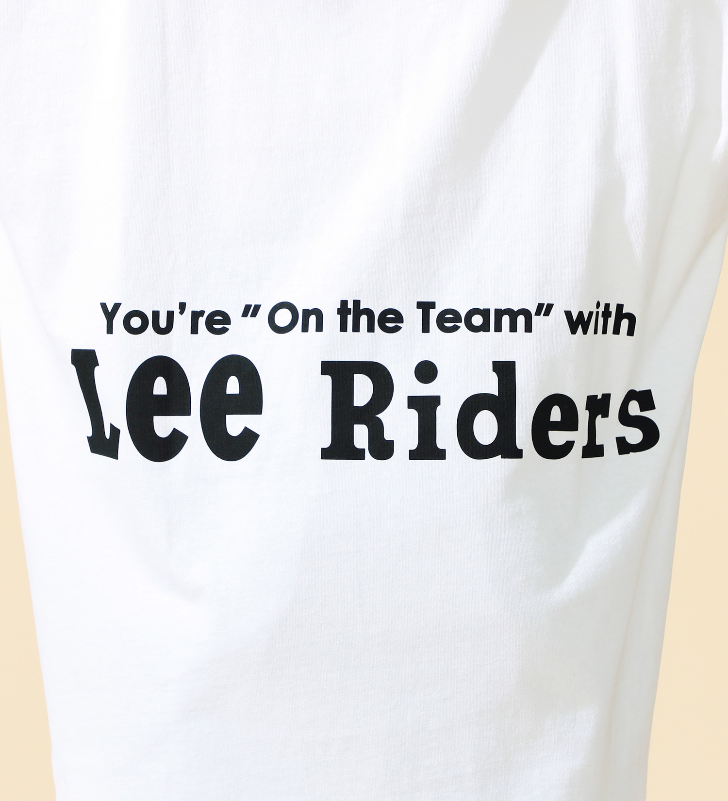 Lee(リー)のラウンドヘム バックプリント ハーフスリーブTee|トップス/Tシャツ/カットソー/レディース|ホワイト