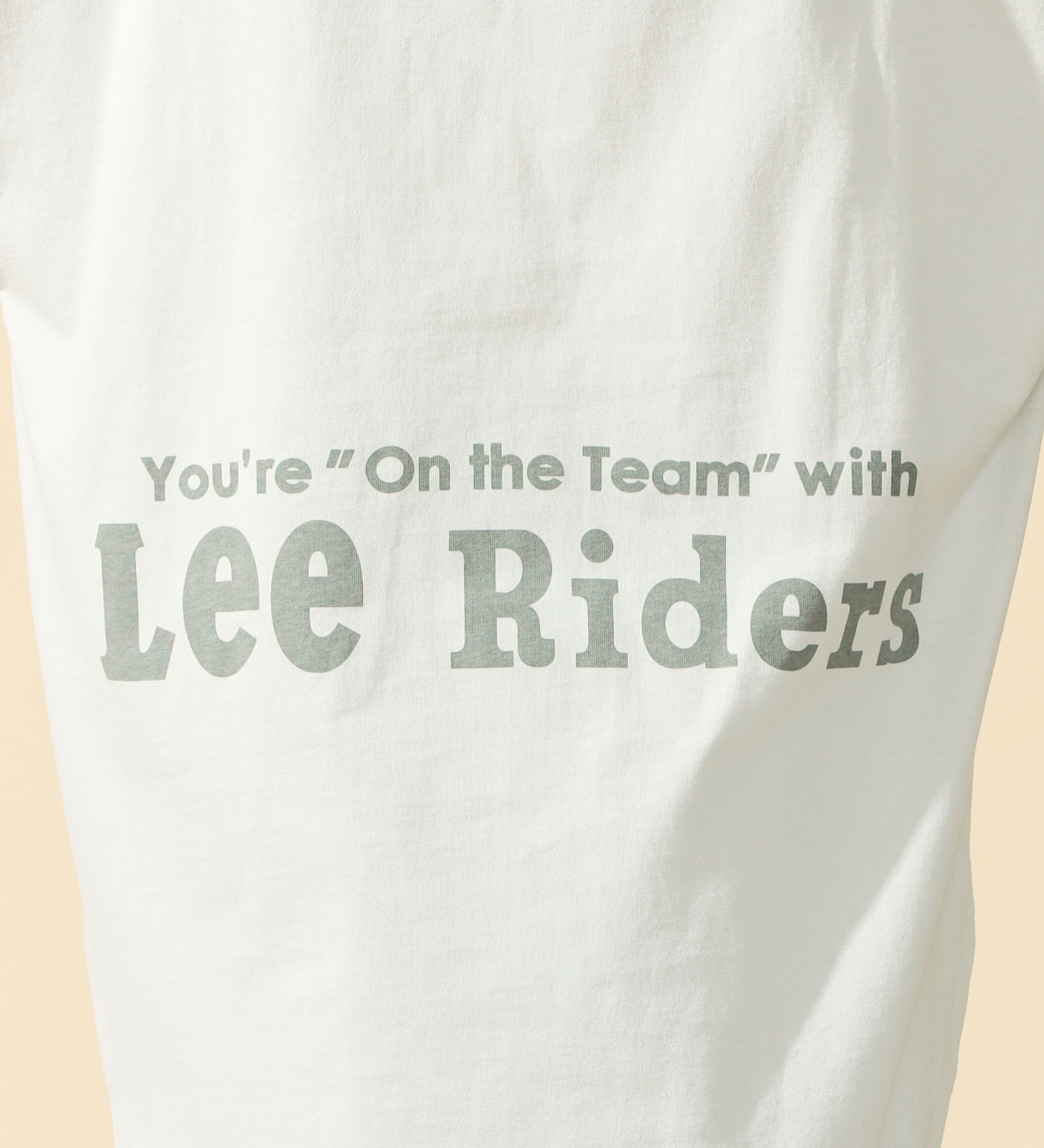 Lee(リー)のラウンドヘム バックプリント ハーフスリーブTee|トップス/Tシャツ/カットソー/レディース|グレー
