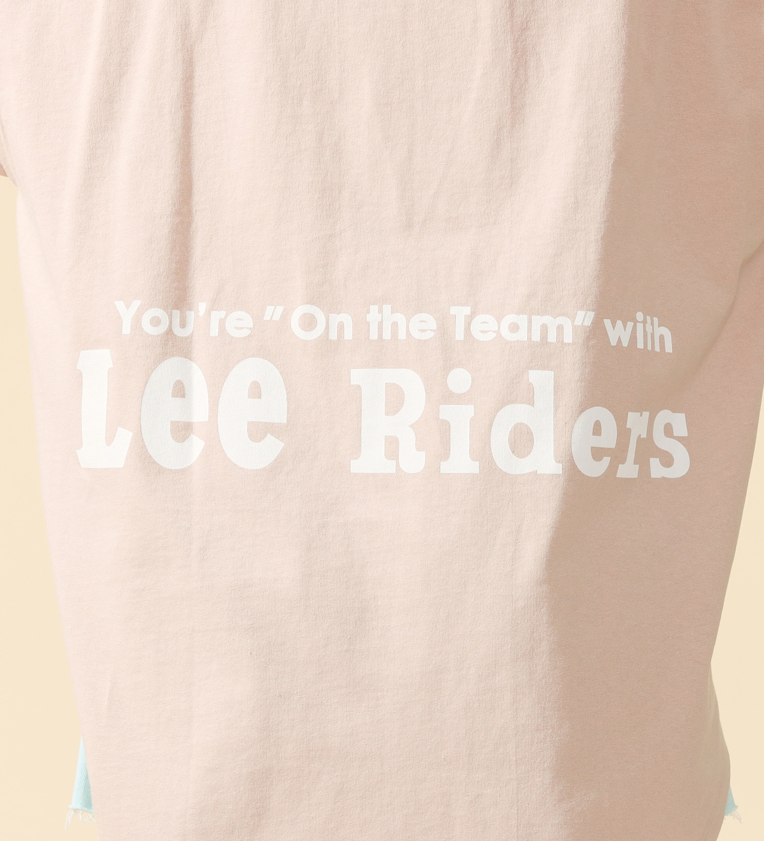 Lee(リー)のラウンドヘム バックプリント ハーフスリーブTee|トップス/Tシャツ/カットソー/レディース|ピンク