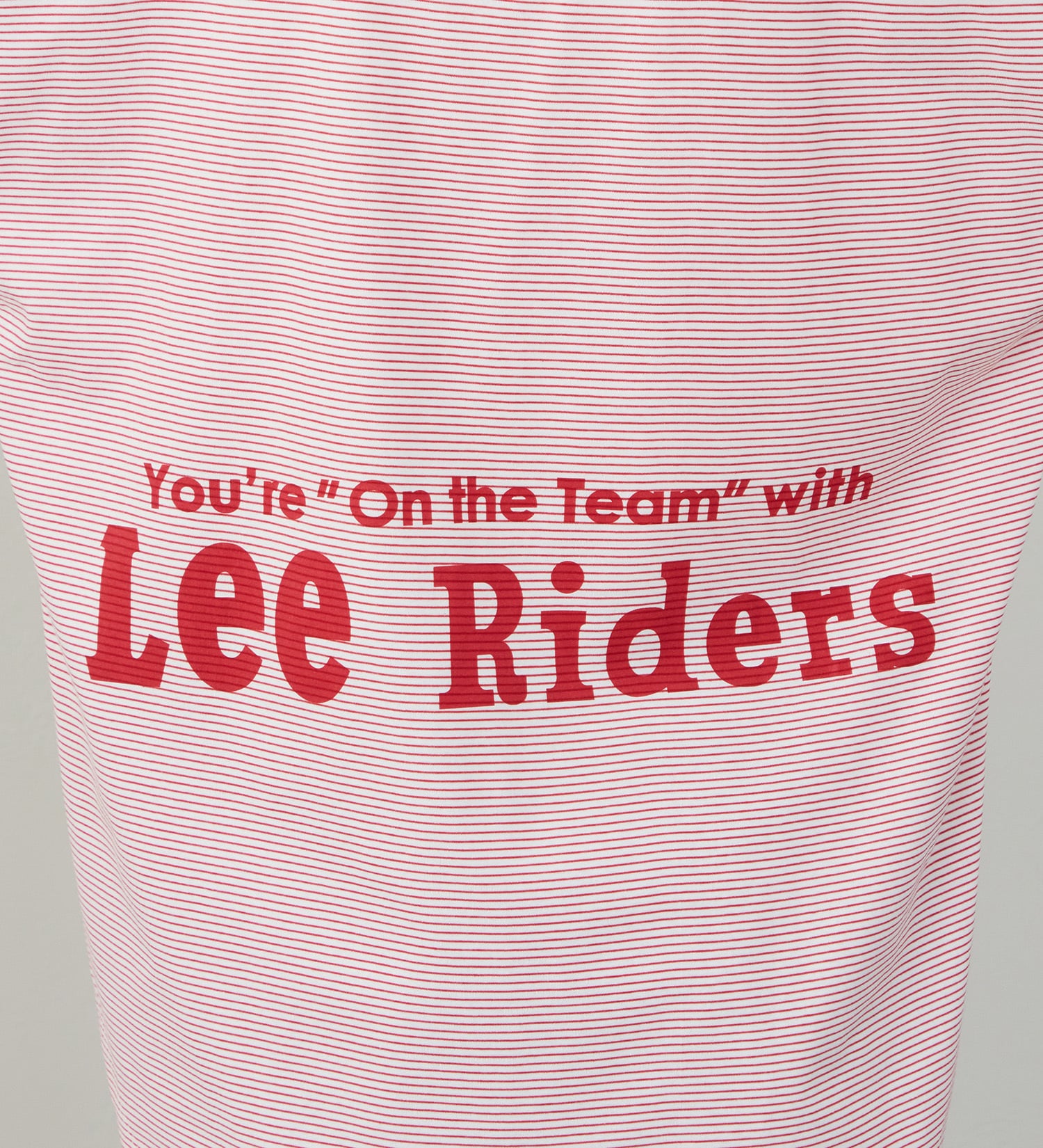 Lee(リー)のラウンドヘム ショートスリーブTシャツ|トップス/Tシャツ/カットソー/レディース|レッド