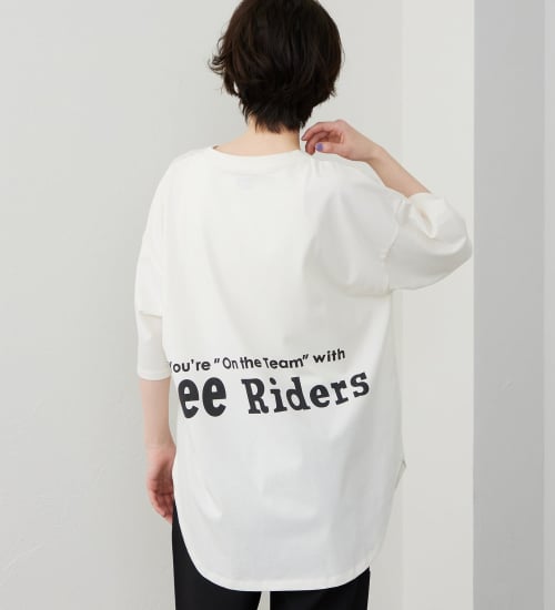 Lee(リー)のラウンドヘム ショートスリーブTシャツ|トップス/Tシャツ/カットソー/レディース|ホワイト