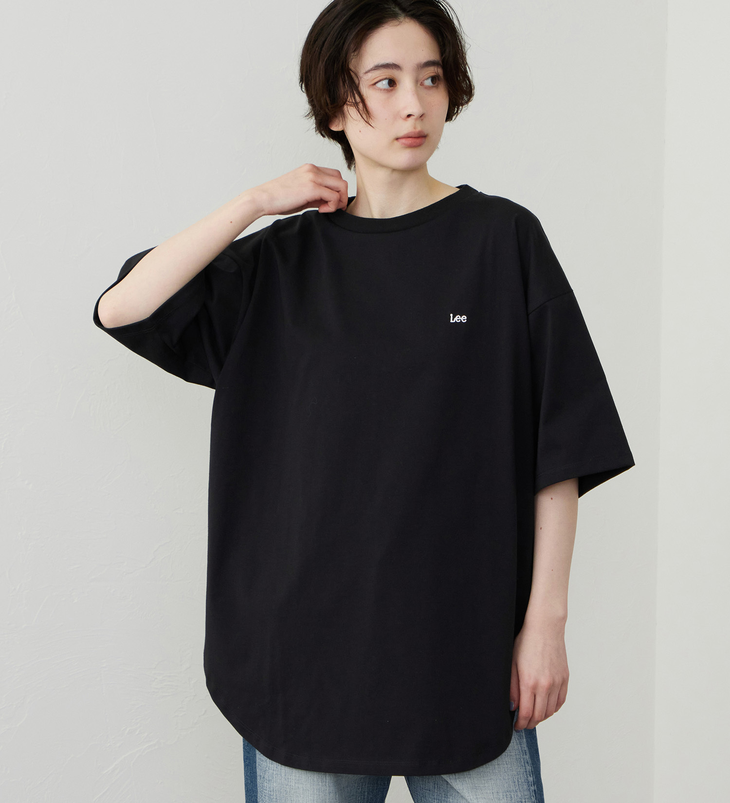 Lee(リー)のラウンドヘム ショートスリーブTシャツ|トップス/Tシャツ/カットソー/レディース|その他