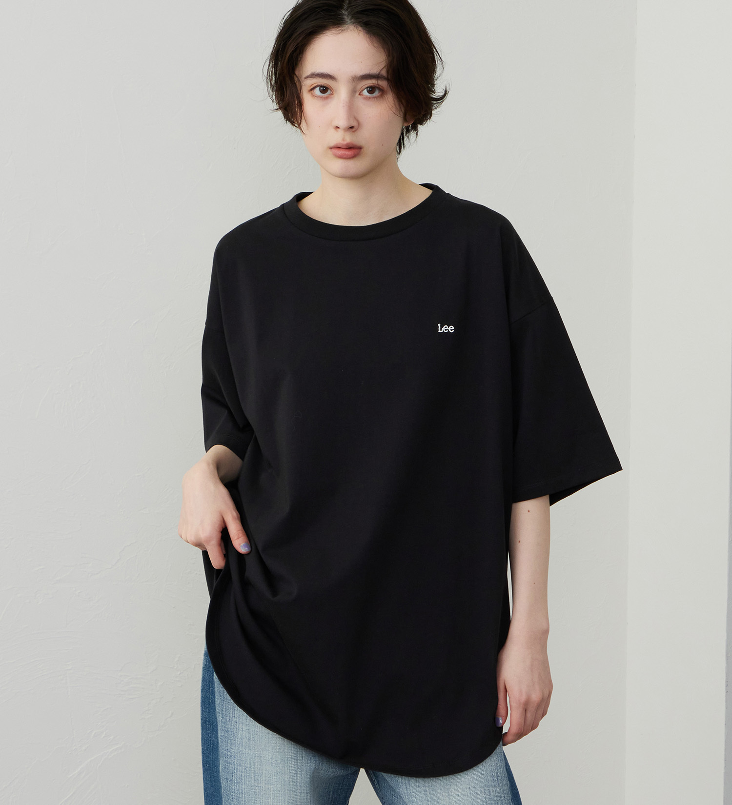 Lee(リー)のラウンドヘム ショートスリーブTシャツ|トップス/Tシャツ/カットソー/レディース|その他