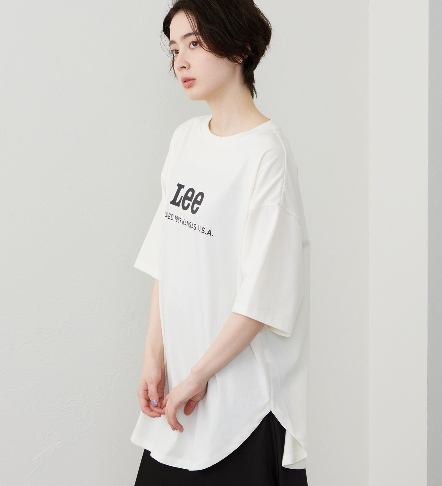 Lee(リー)のラウンドヘム ショートスリーブTシャツ|トップス/Tシャツ/カットソー/レディース|その他1