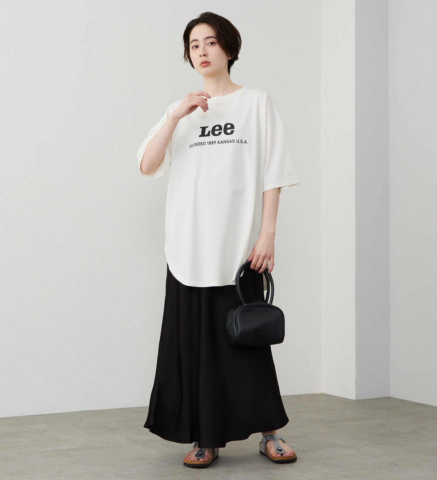 Lee(リー)のラウンドヘム ショートスリーブTシャツ|トップス/Tシャツ/カットソー/レディース|その他1