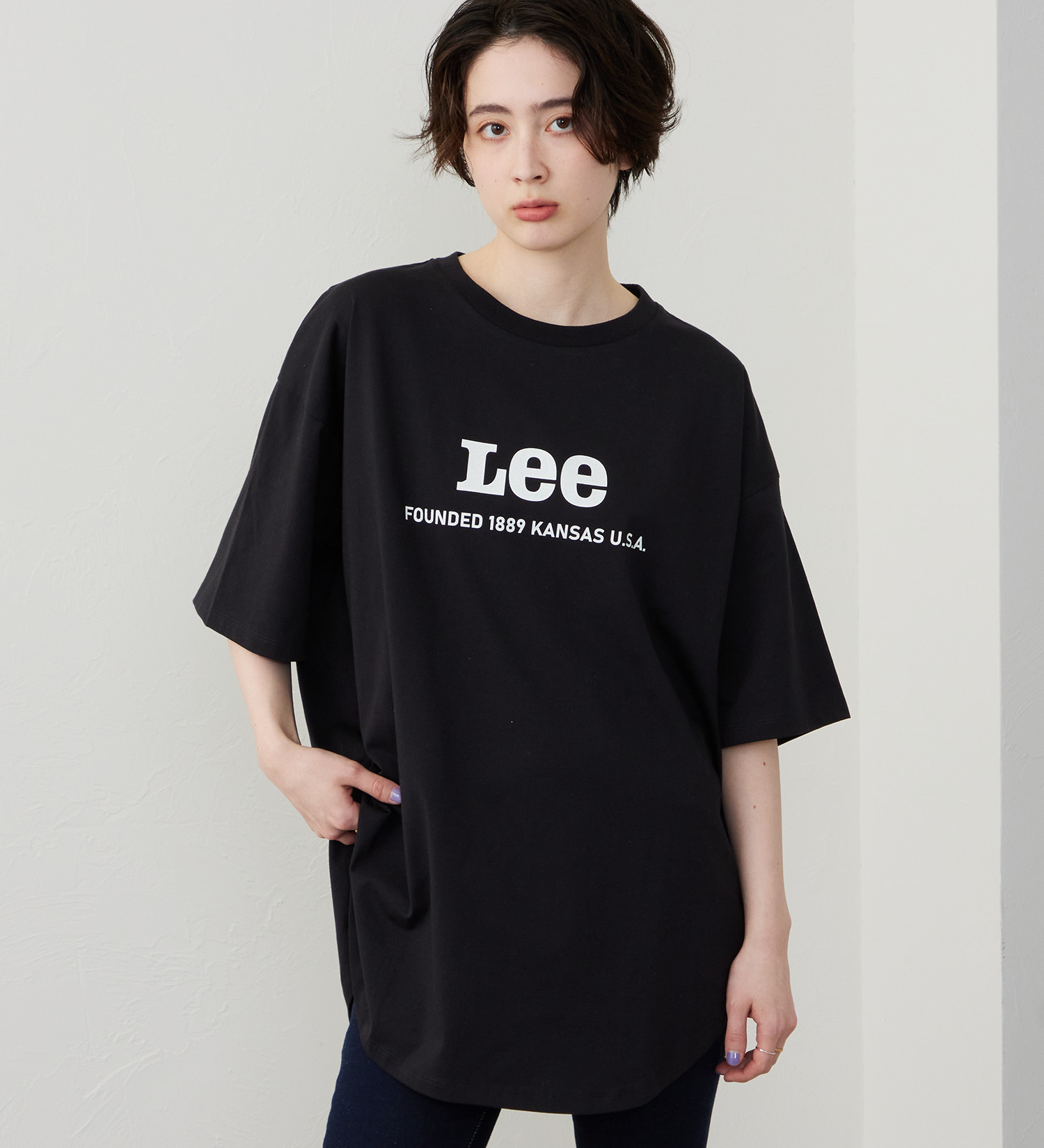 Lee(リー)のラウンドヘム ショートスリーブTシャツ|トップス/Tシャツ/カットソー/レディース|その他2