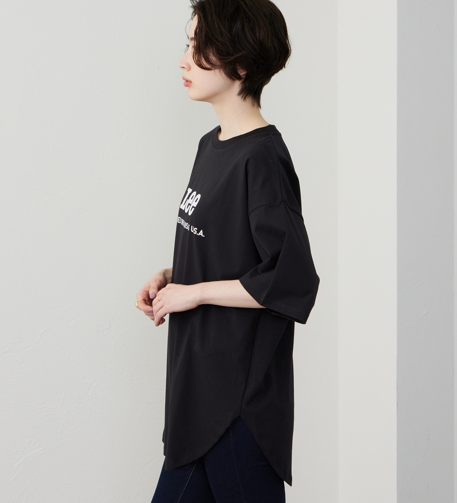 Lee(リー)のラウンドヘム ショートスリーブTシャツ|トップス/Tシャツ/カットソー/レディース|その他2