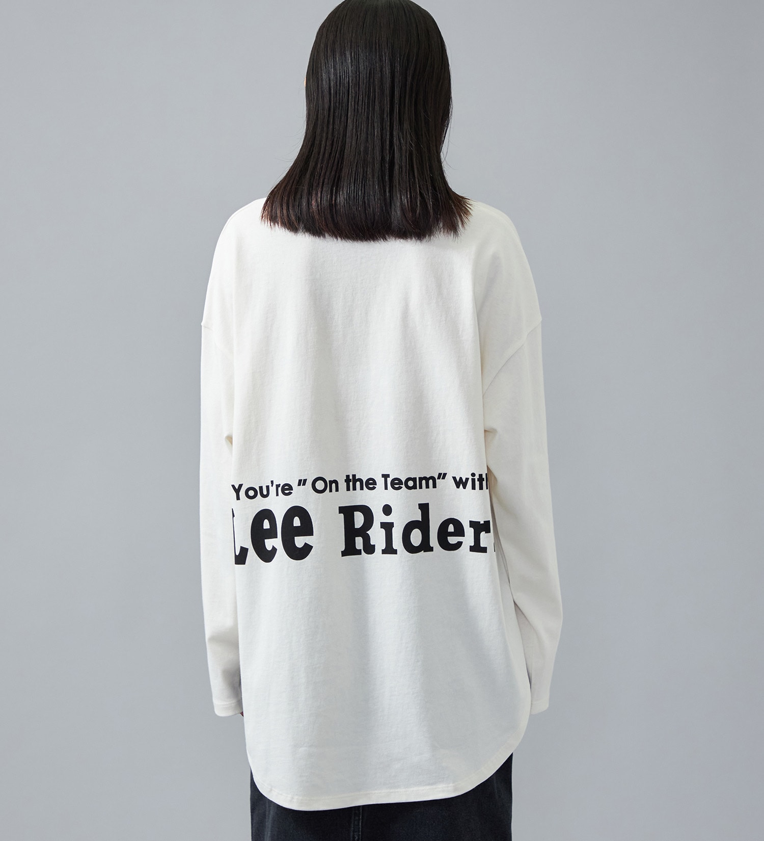 Lee(リー)のラウンドヘム 長袖Ｔシャツ|トップス/Tシャツ/カットソー/レディース|ホワイト