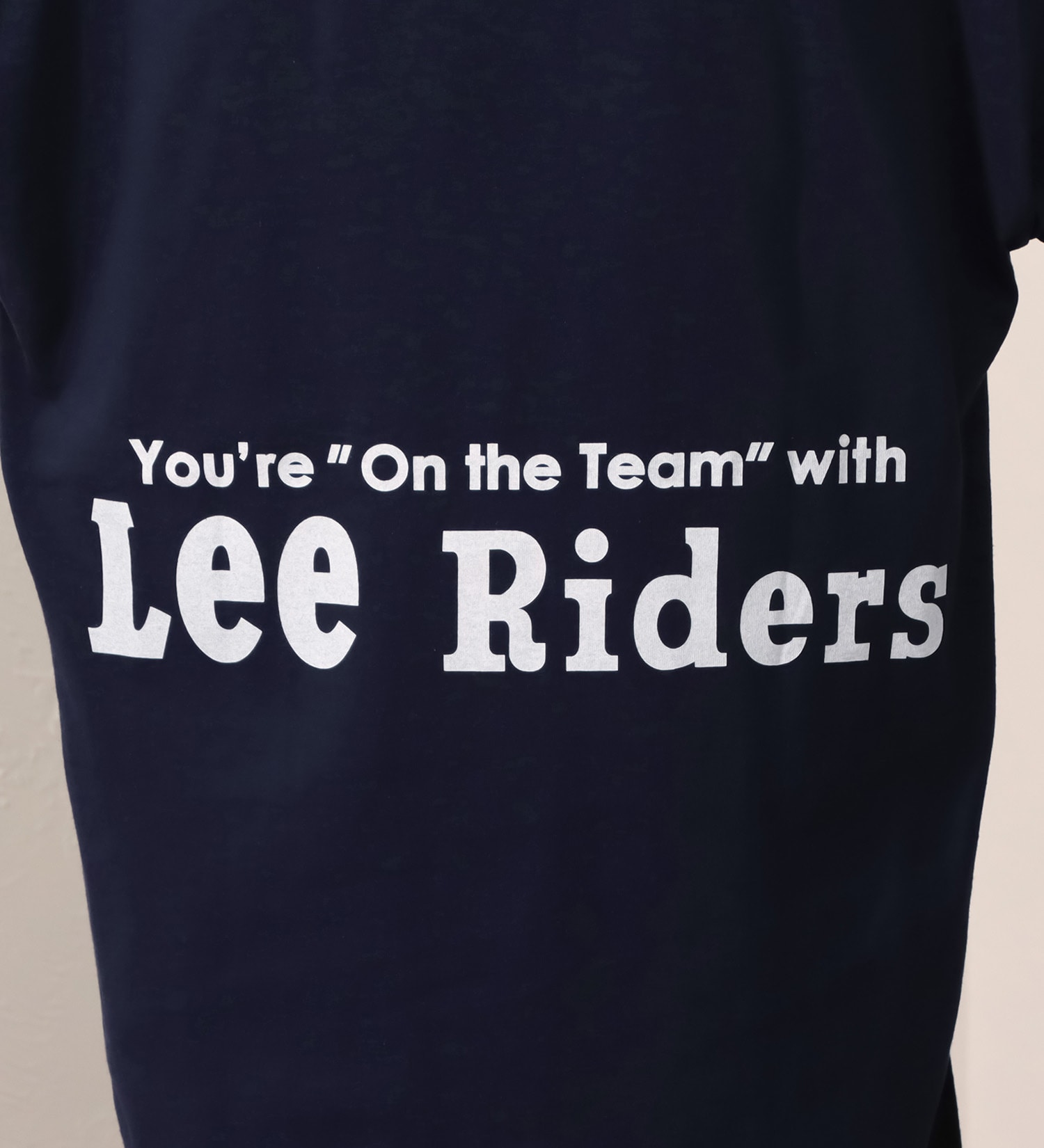 Lee(リー)のROUNDHEM TEE/ラウンドヘム長袖Tシャツ|トップス/Tシャツ/カットソー/レディース|ネイビー