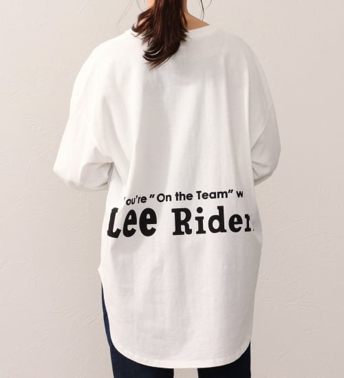 Lee(リー)のROUNDHEM TEE/ラウンドヘム長袖Tシャツ|トップス/Tシャツ/カットソー/レディース|ホワイト