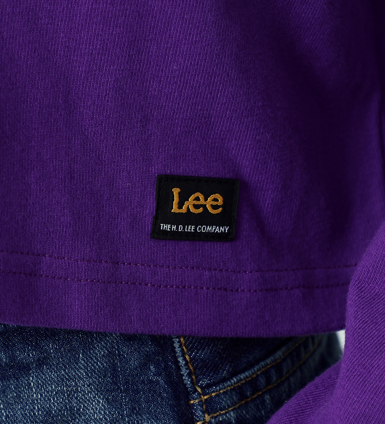 Lee(リー)のフットボール ショート丈長袖Ｔシャツ|トップス/Tシャツ/カットソー/レディース|パープル
