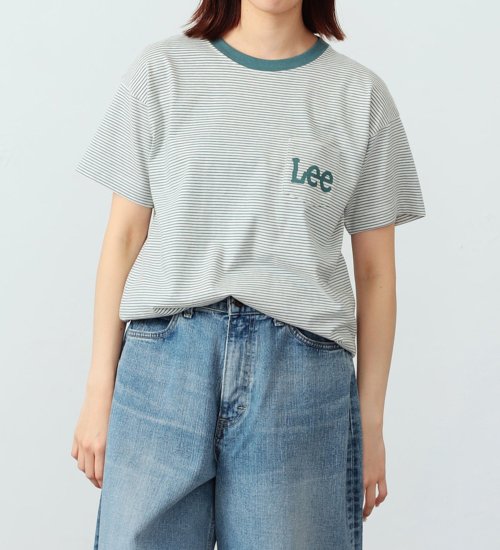 Lee(リー)のポケットロゴ ショートスリーブTee|トップス/Tシャツ/カットソー/レディース|ベージュ