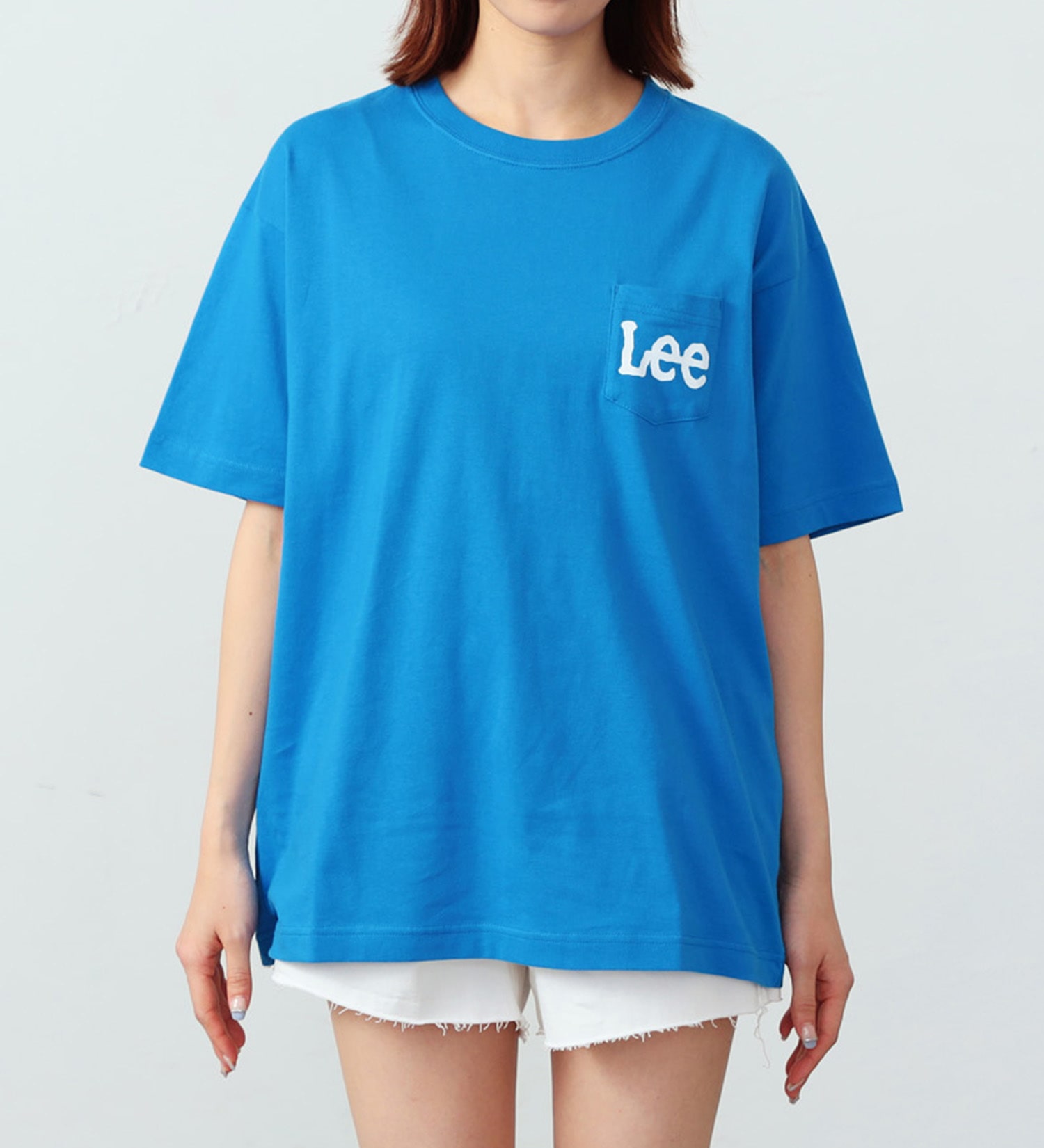 Lee(リー)の【タイムセール】ポケットロゴ ショートスリーブTee|トップス/Tシャツ/カットソー/レディース|ブルー