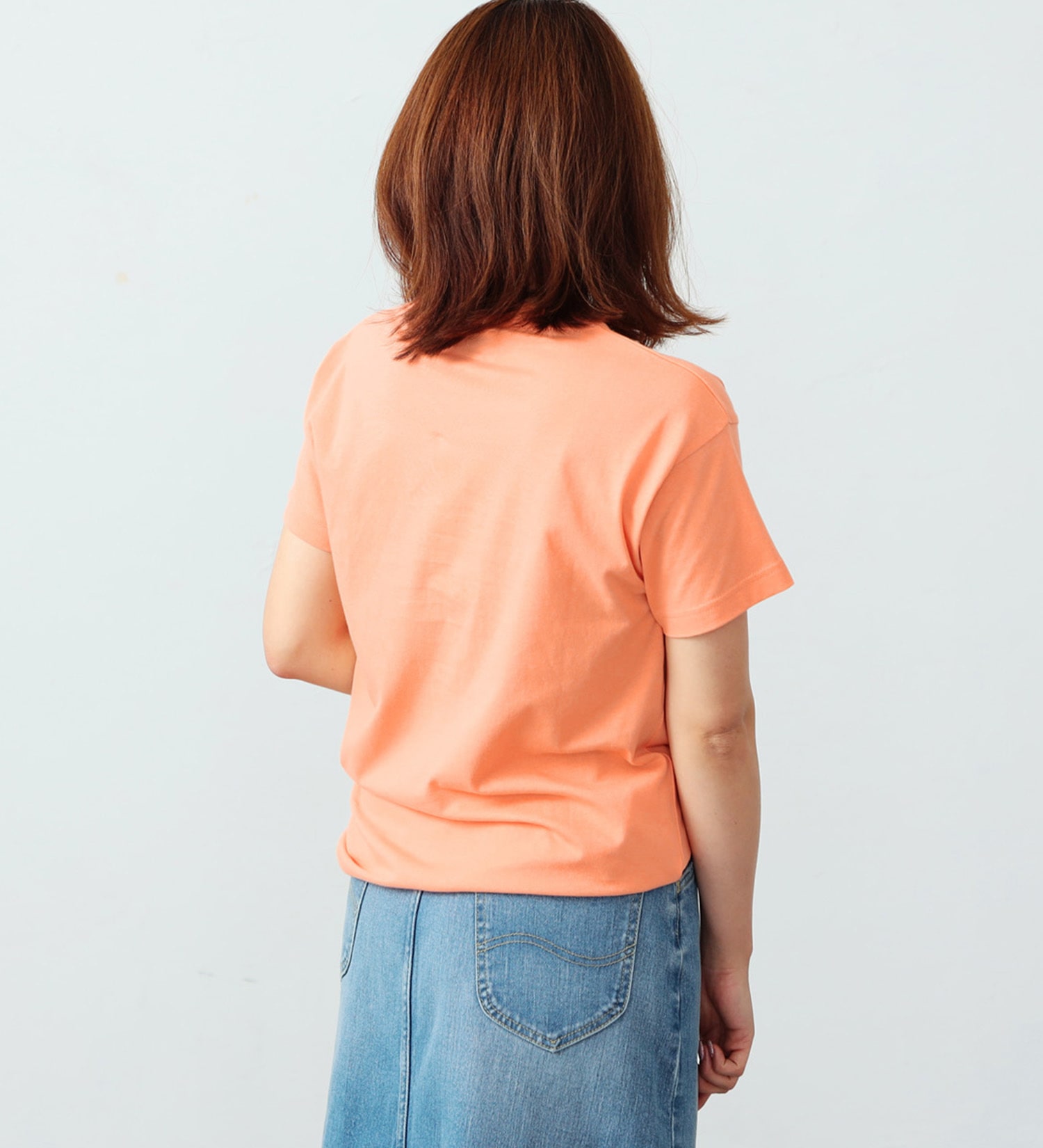 Lee(リー)の【タイムセール】ポケットロゴ ショートスリーブTee|トップス/Tシャツ/カットソー/レディース|オレンジ