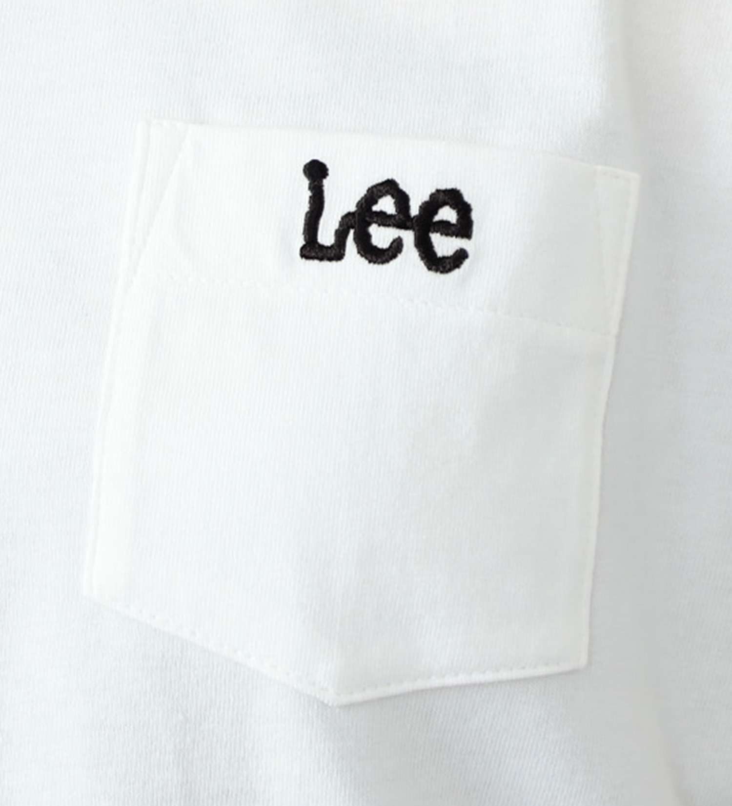 Lee(リー)の【FINAL SALE】ポケットロゴ刺繍 ハーフスリーブTee|トップス/Tシャツ/カットソー/レディース|ホワイト