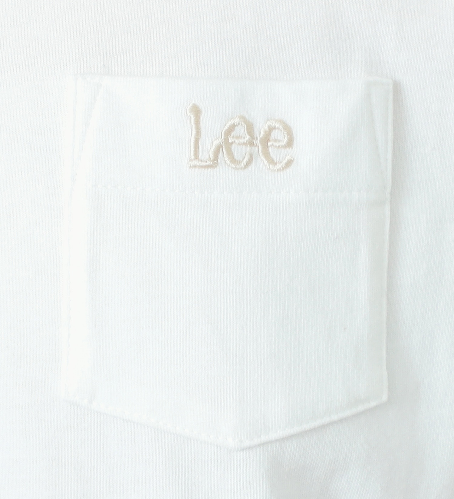 Lee(リー)のポケットロゴ刺繍 ハーフスリーブTee|トップス/Tシャツ/カットソー/レディース|ホワイト2