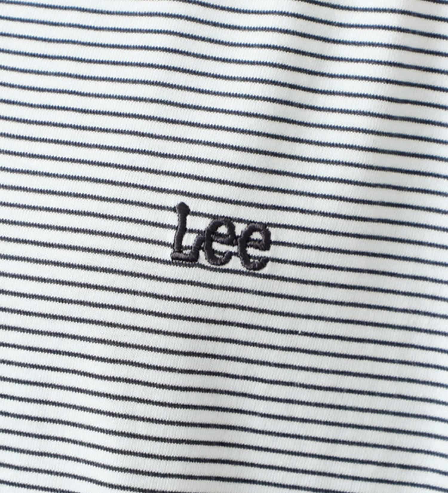 Lee(リー)の【FINAL SALE】ワンポイント ノースリーブ　Tee|トップス/Tシャツ/カットソー/レディース|ホワイトxブラック