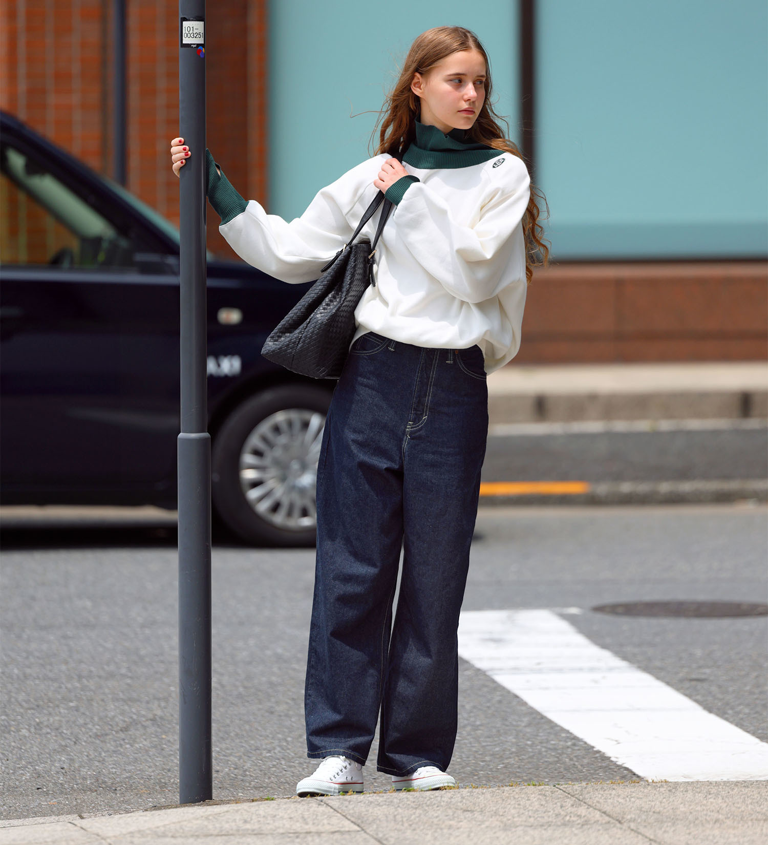 Lee(リー)の【LOOKBOOK掲載】TURTLENECK SWEAT/タートルネックスウェット|トップス/スウェット/レディース|グリーン