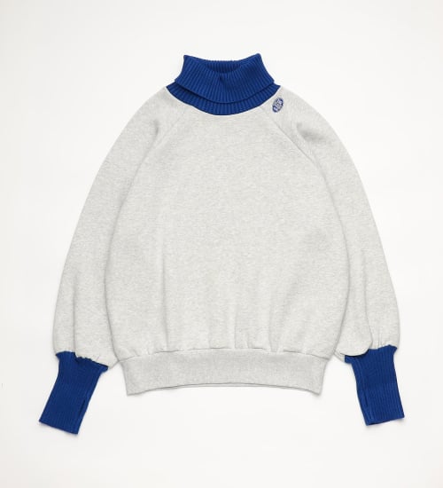 Lee(リー)の【LOOKBOOK掲載】TURTLENECK SWEAT/タートルネックスウェット|トップス/スウェット/レディース|ブルー
