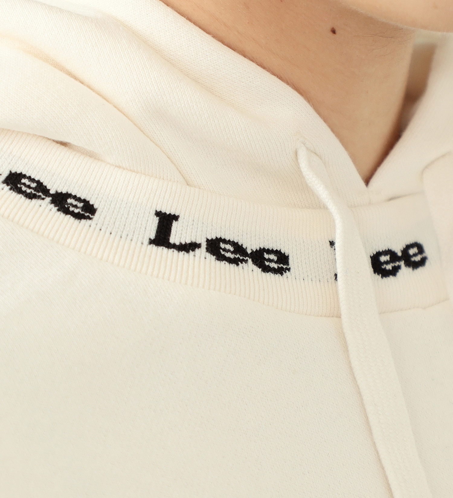 Lee(リー)の【カート割対象】【FINAL SALE】Lee ネックリブロゴ フーディーミニワンピース|トップス/パーカー/レディース|オフホワイト