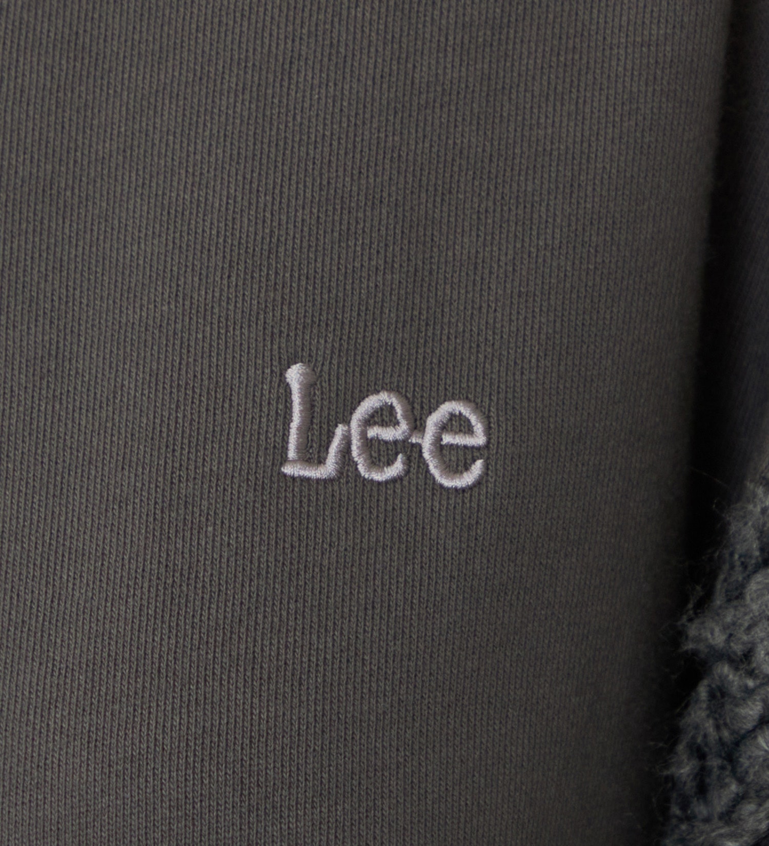 Lee(リー)のループニットパネルスウェットカーディガン|トップス/スウェット/レディース|チャコールグレー
