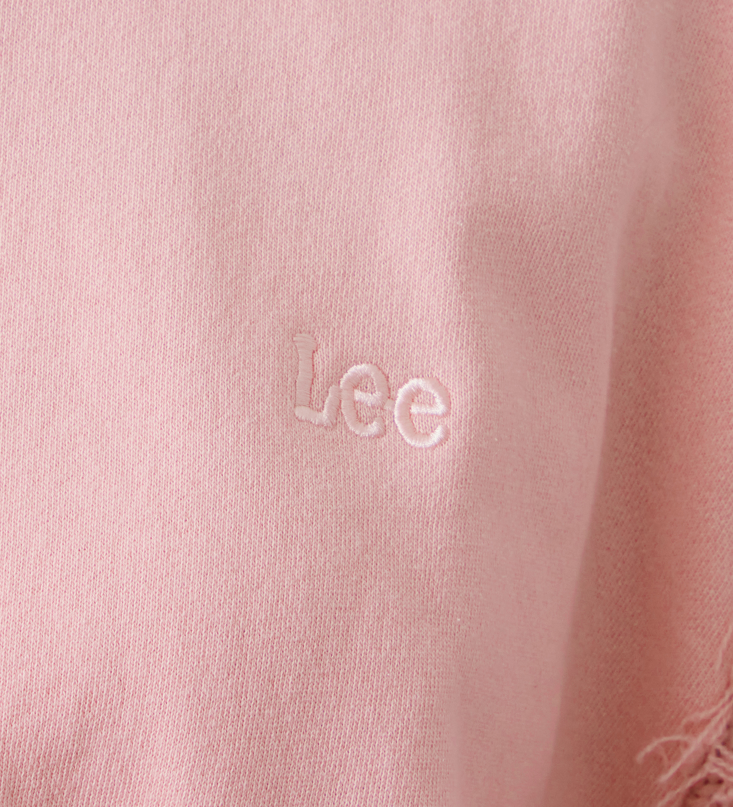 Lee(リー)のKNITPANEL SWEAT CARDIGAN/ニットパネルスウェットカーディガン|トップス/スウェット/レディース|ピンク