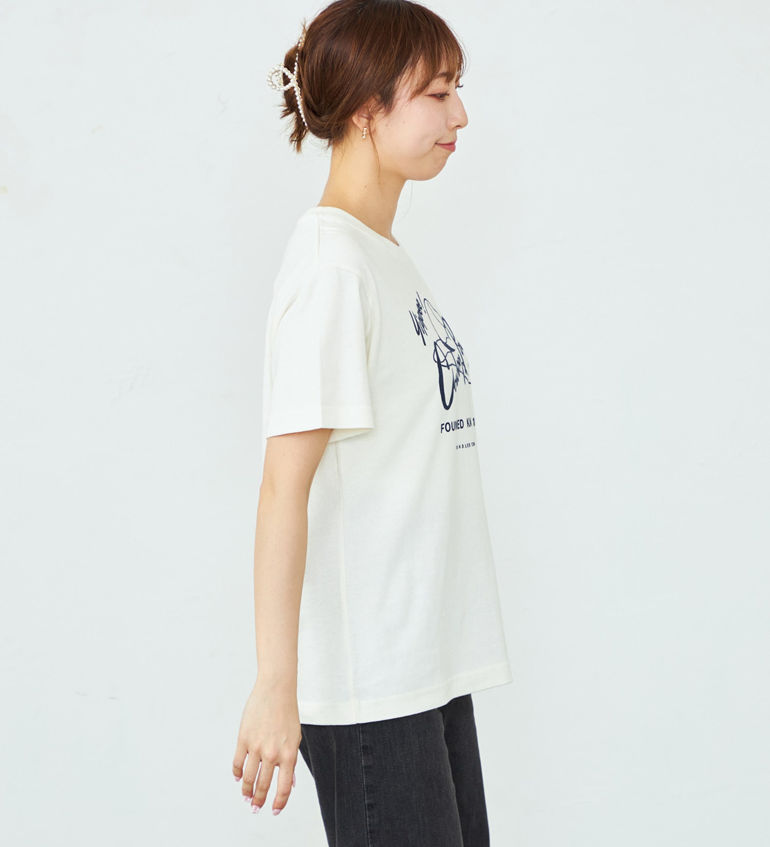 Lee(リー)のプリントTシャツ|トップス/Tシャツ/カットソー/レディース|オフホワイト
