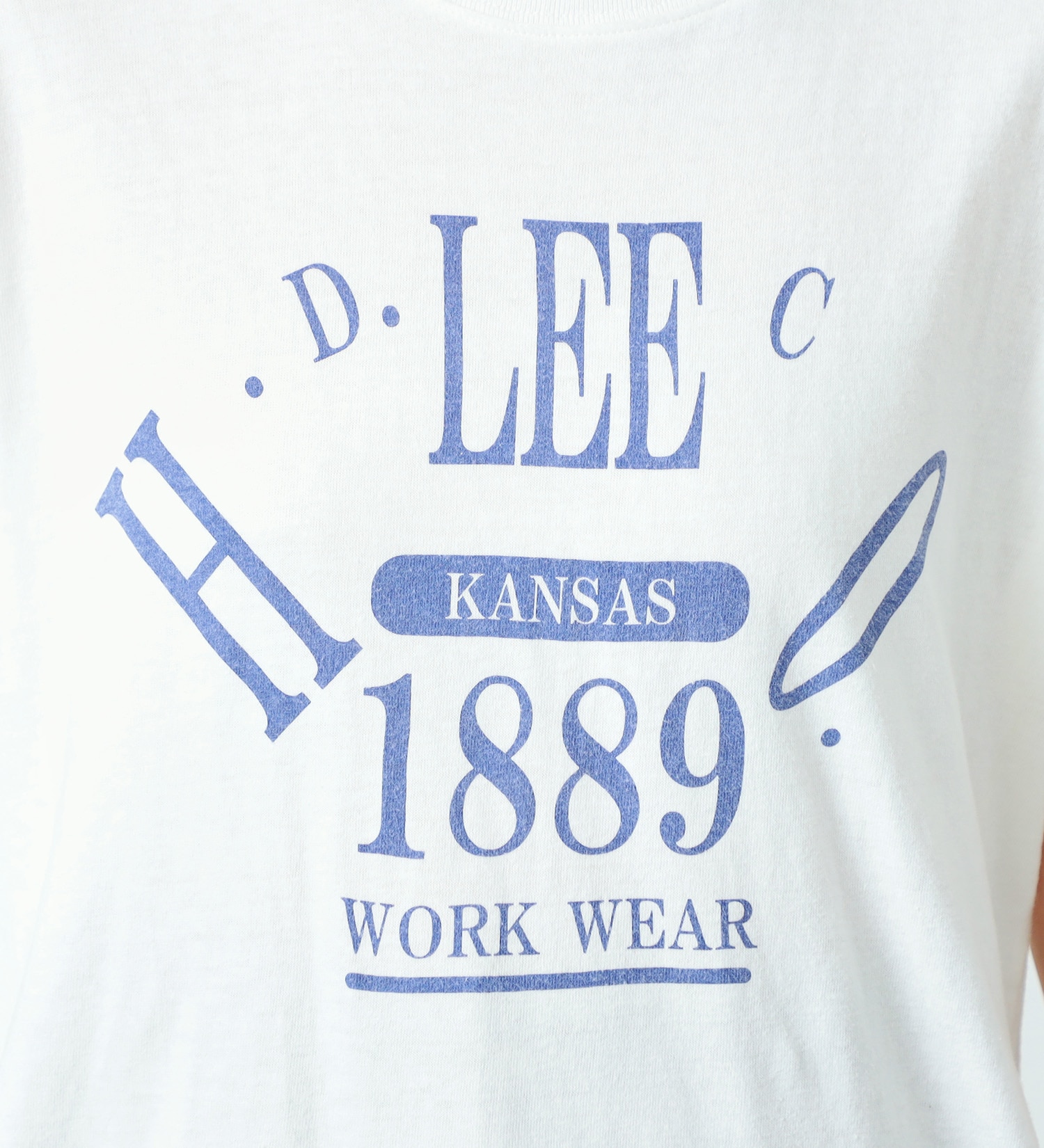 Lee(リー)のLee ロゴ プリント ハーフスリーブTee|トップス/Tシャツ/カットソー/レディース|ホワイト2