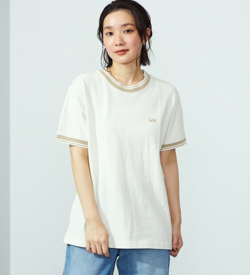 Lee(リー)の鹿の子Tシャツ|トップス/Tシャツ/カットソー/レディース|アイボリー