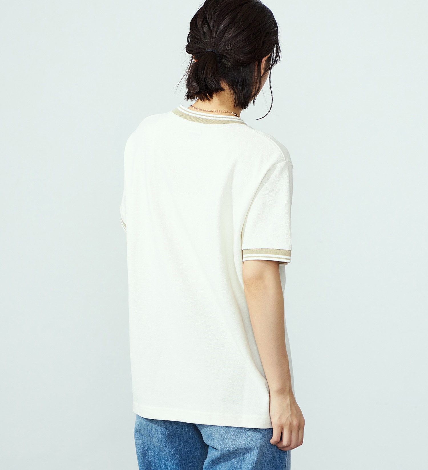 Lee(リー)の鹿の子Tシャツ|トップス/Tシャツ/カットソー/レディース|アイボリー