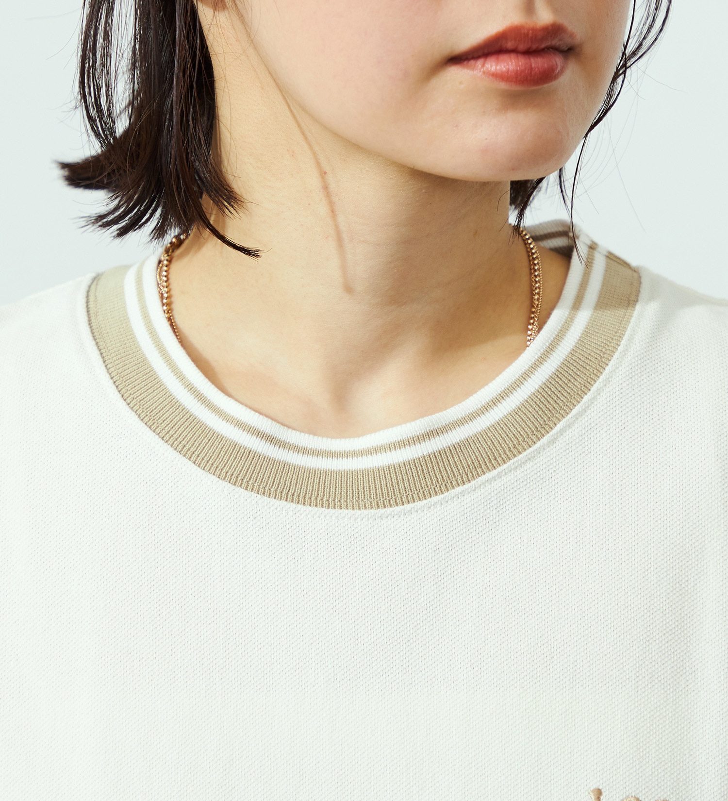 Lee(リー)の鹿の子Tシャツ|トップス/Tシャツ/カットソー/レディース|アイボリー