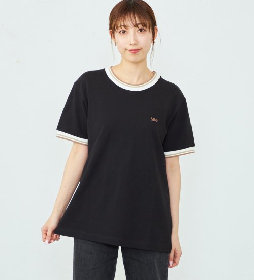 Lee(リー)の鹿の子Tシャツ|トップス/Tシャツ/カットソー/レディース|ブラック