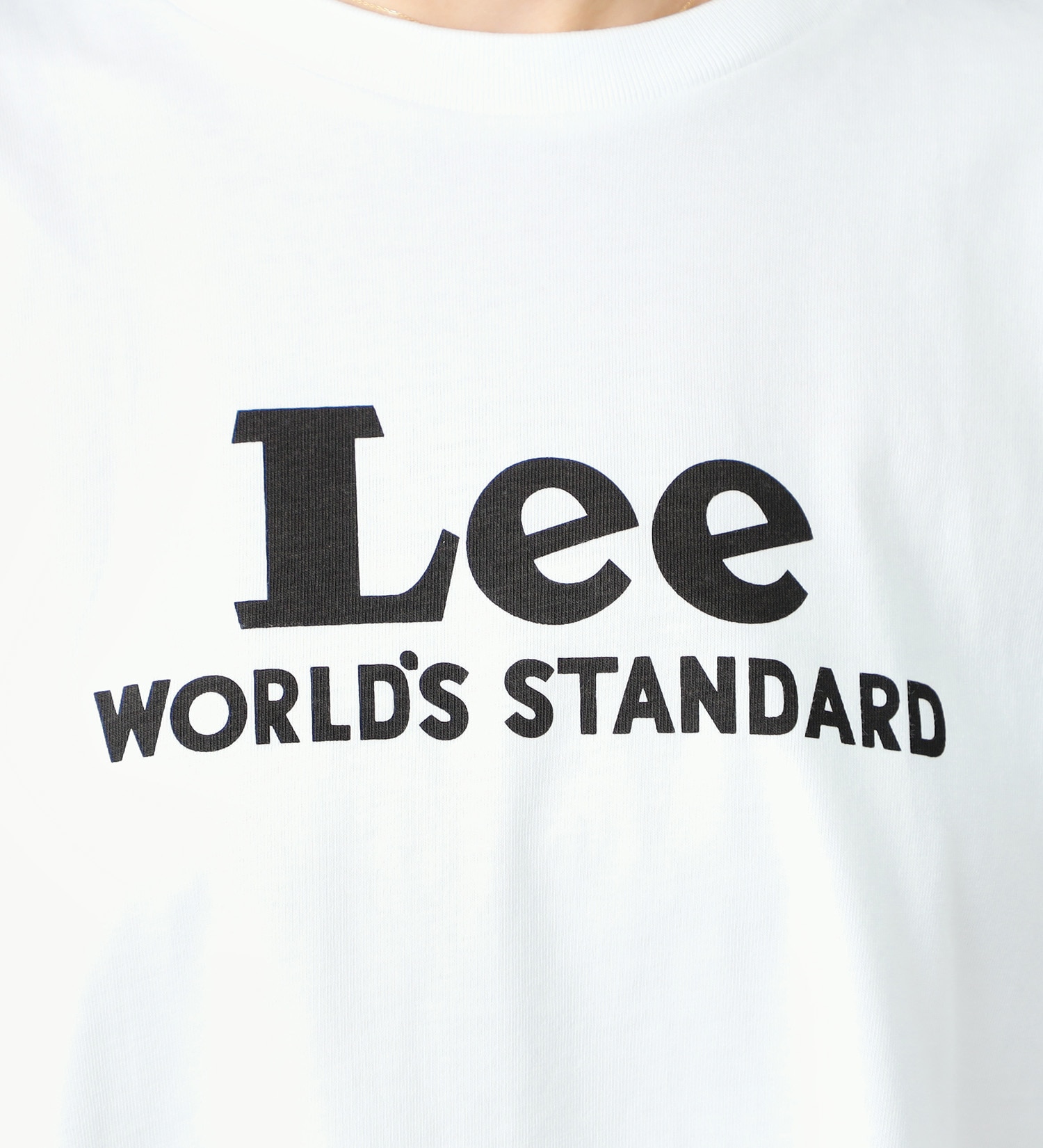 Lee(リー)のプリント ノースリーブTee|トップス/Tシャツ/カットソー/レディース|ホワイト