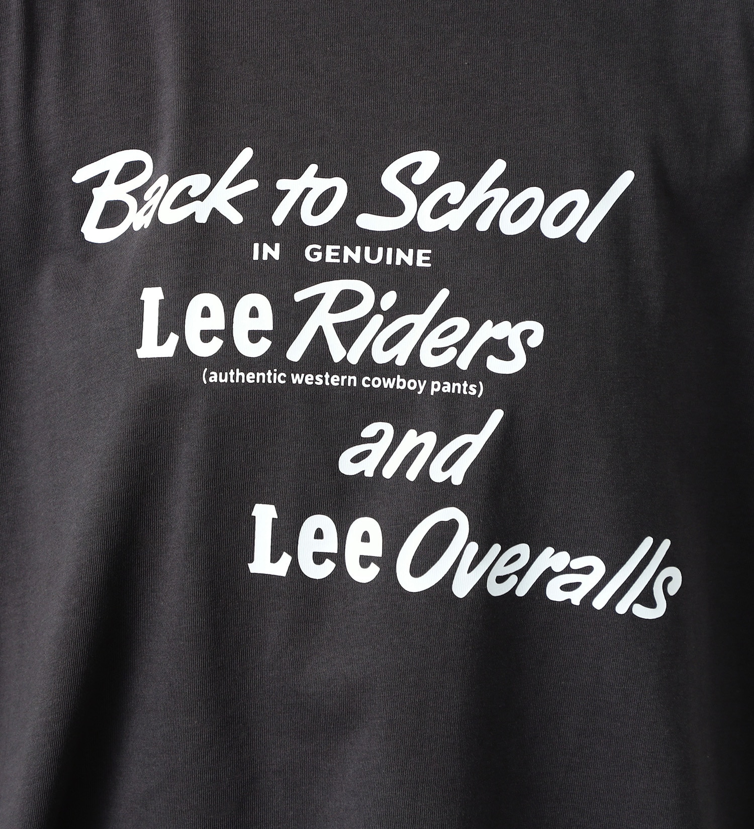 Lee(リー)のプリント ノースリーブTee|トップス/Tシャツ/カットソー/レディース|チャコールグレー