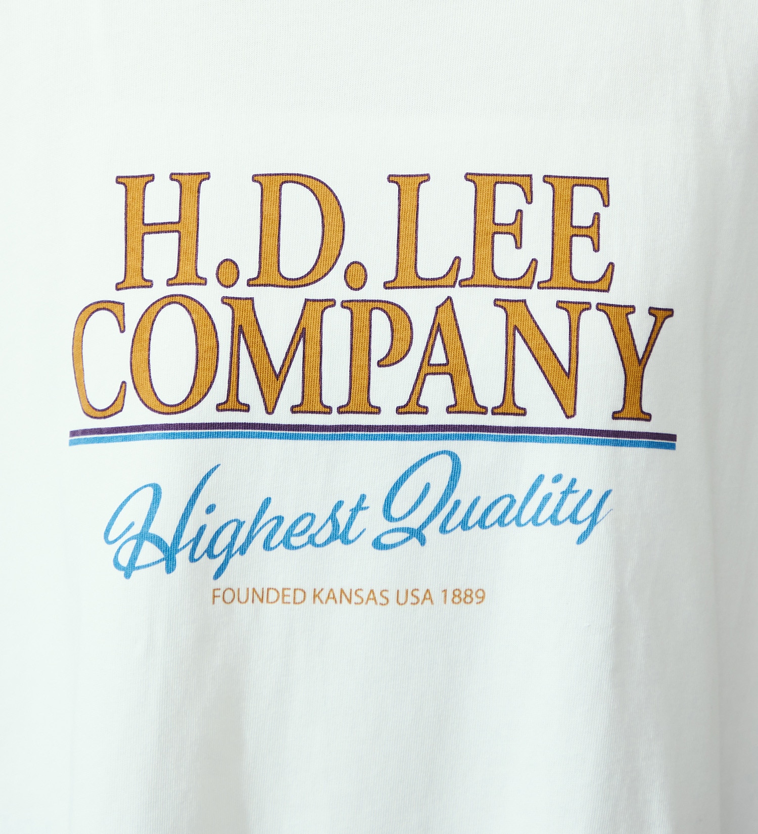 Lee(リー)の【二の腕細見え】ノースリーブプリントTシャツ|トップス/Tシャツ/カットソー/レディース|ホワイト
