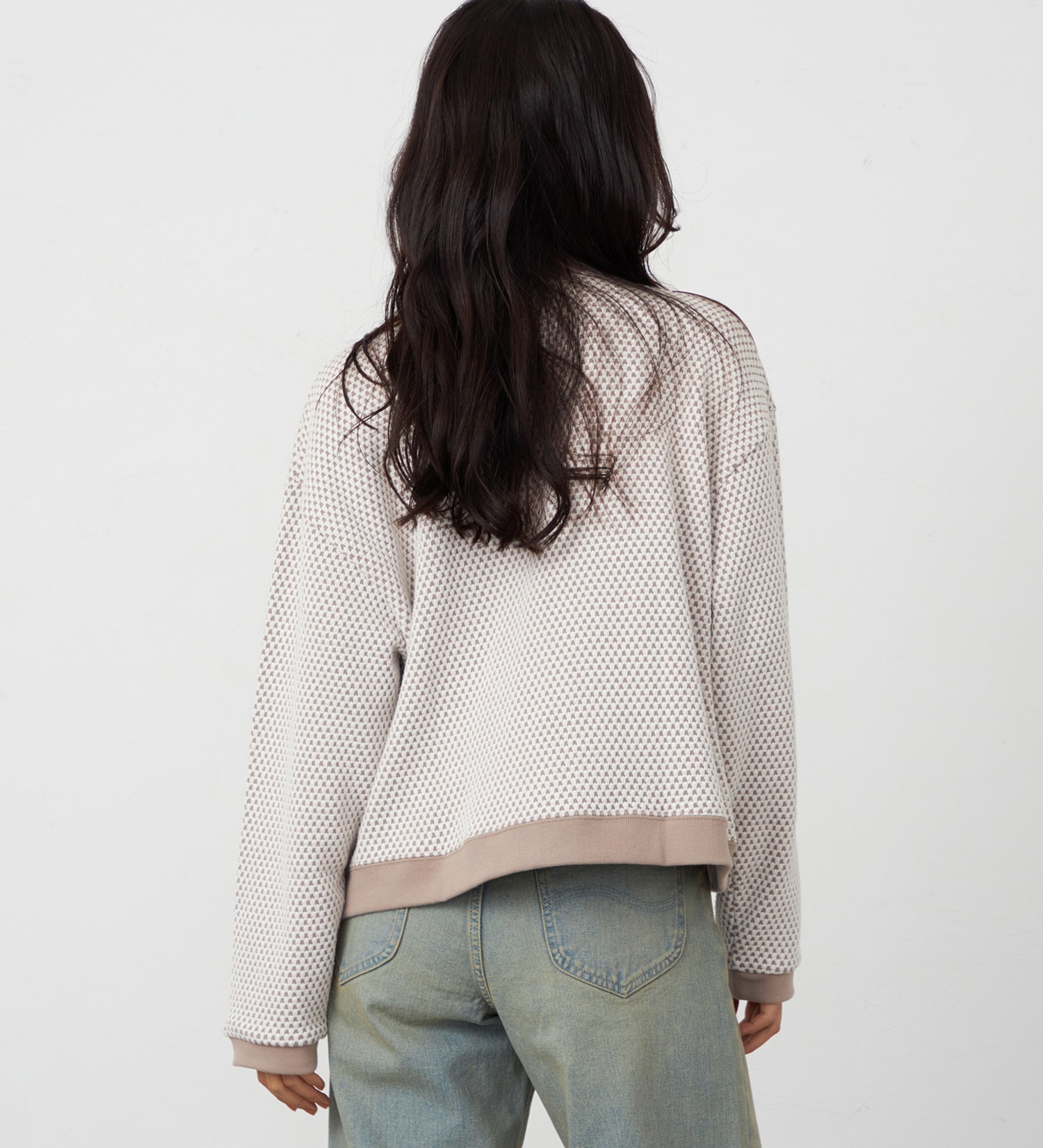 Lee(リー)のニットジャガード カーディガン|トップス/その他トップス/レディース|ベージュ