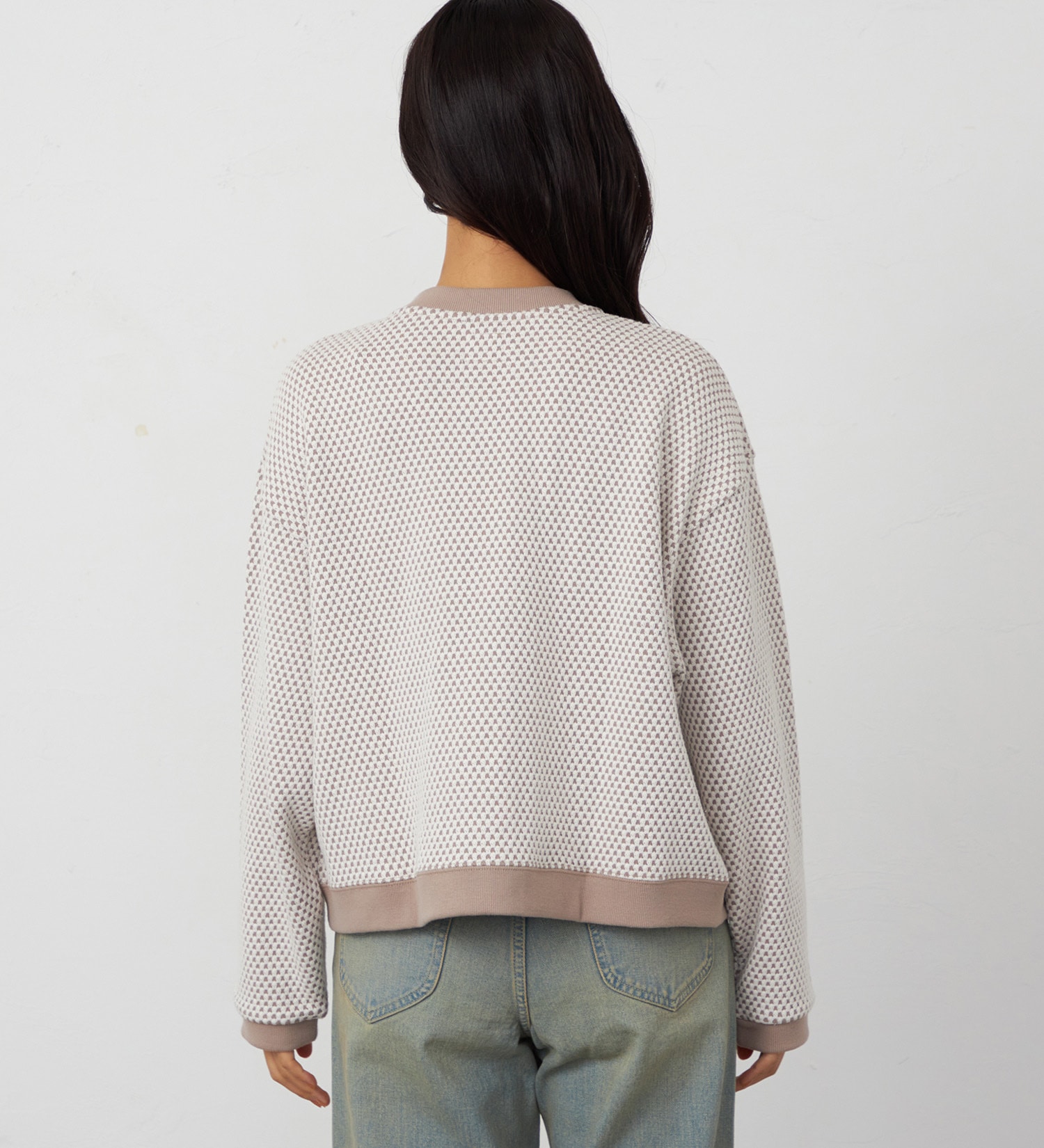 Lee(リー)のニットジャガード カーディガン|トップス/その他トップス/レディース|ベージュ