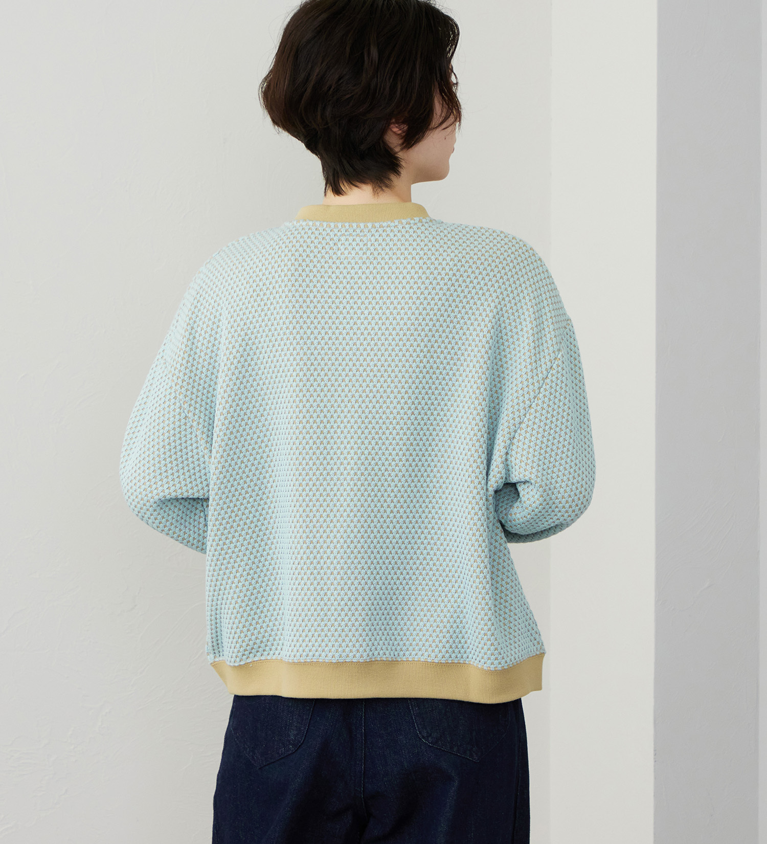 Lee(リー)のニットジャガードカーディガン|トップス/その他トップス/レディース|グリーン