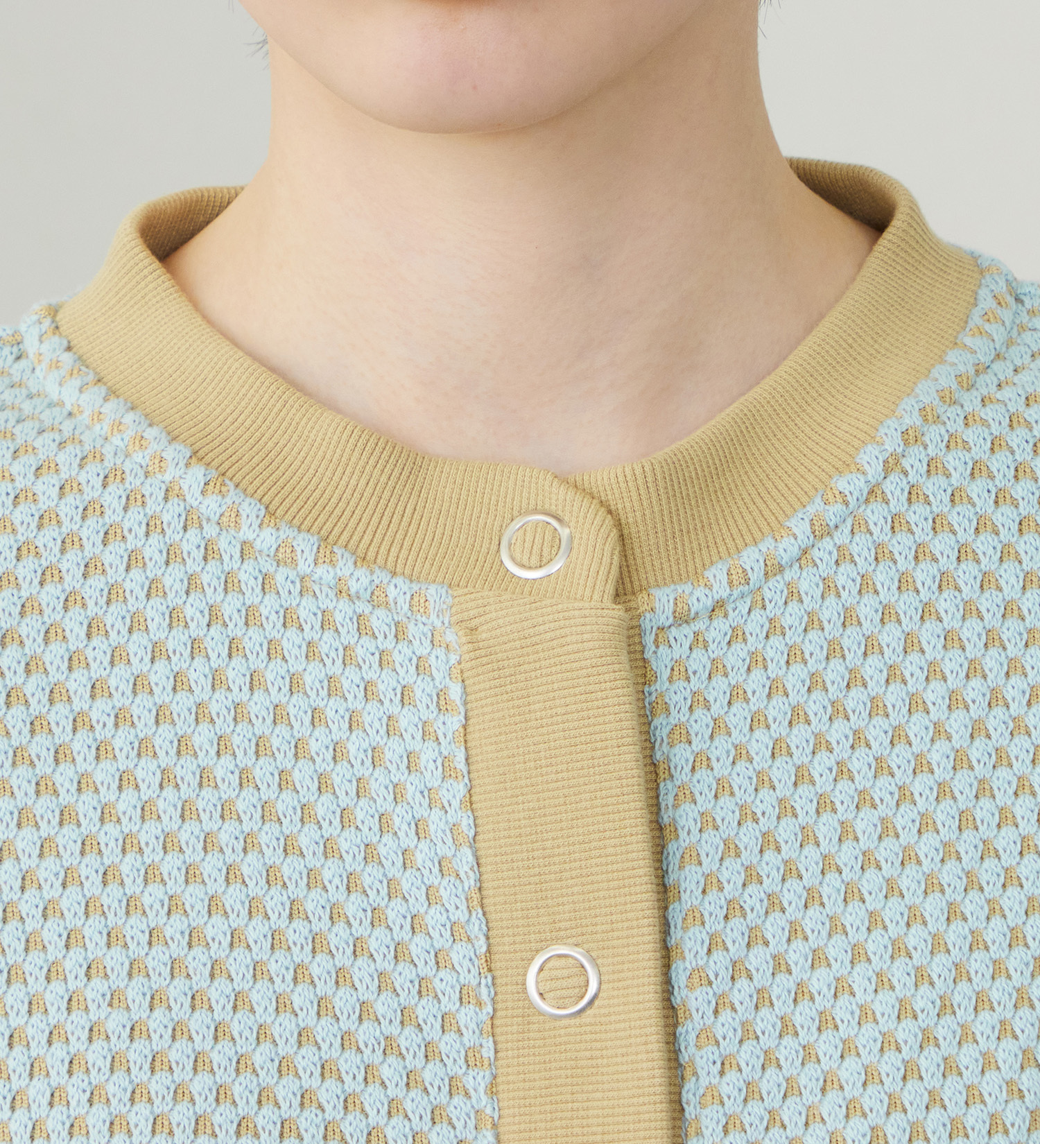 Lee(リー)のニットジャガードカーディガン|トップス/その他トップス/レディース|グリーン