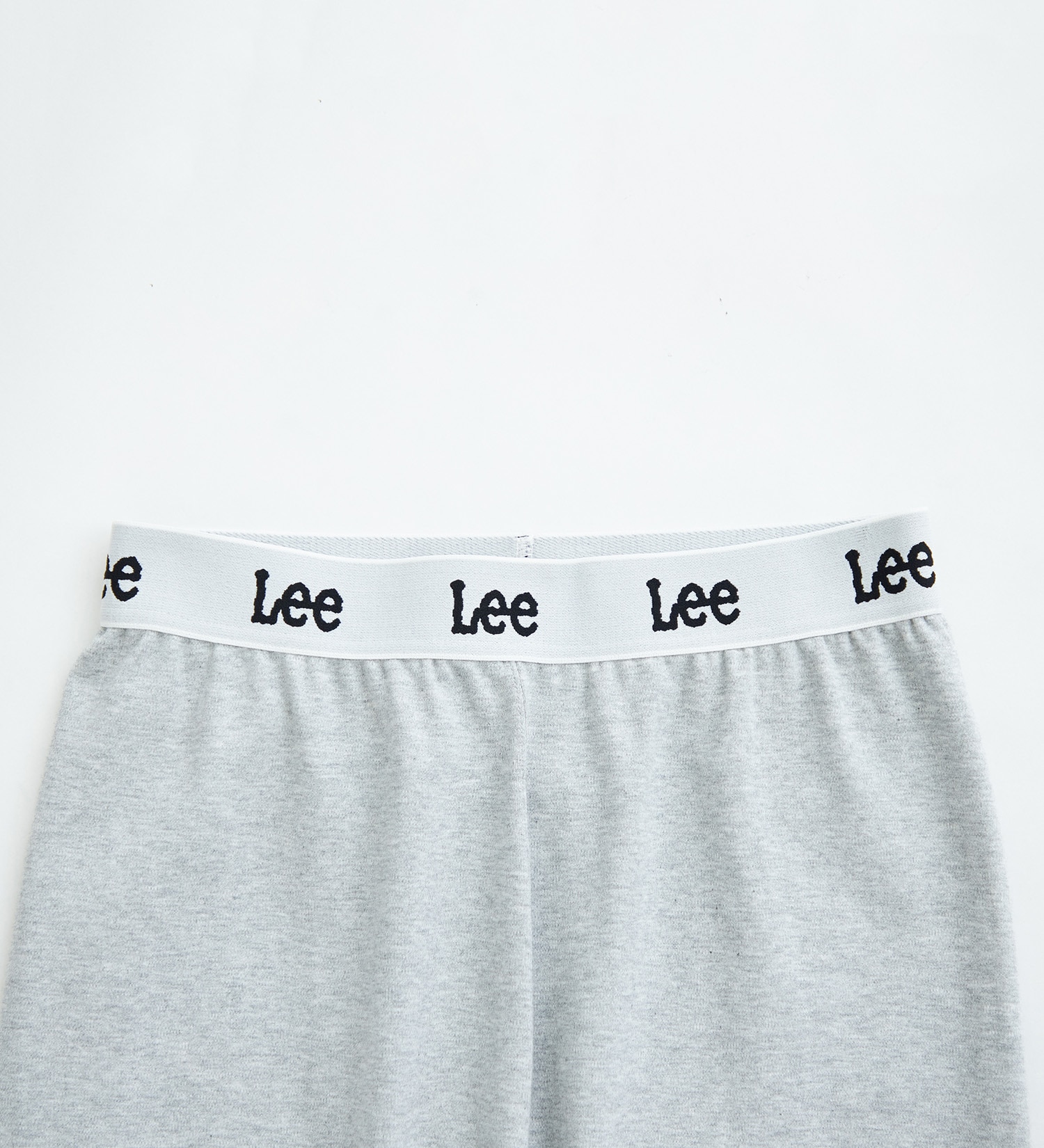 Lee(リー)のLeeロゴリブ ハーフレギンス|パンツ/パンツ/レディース|グレー