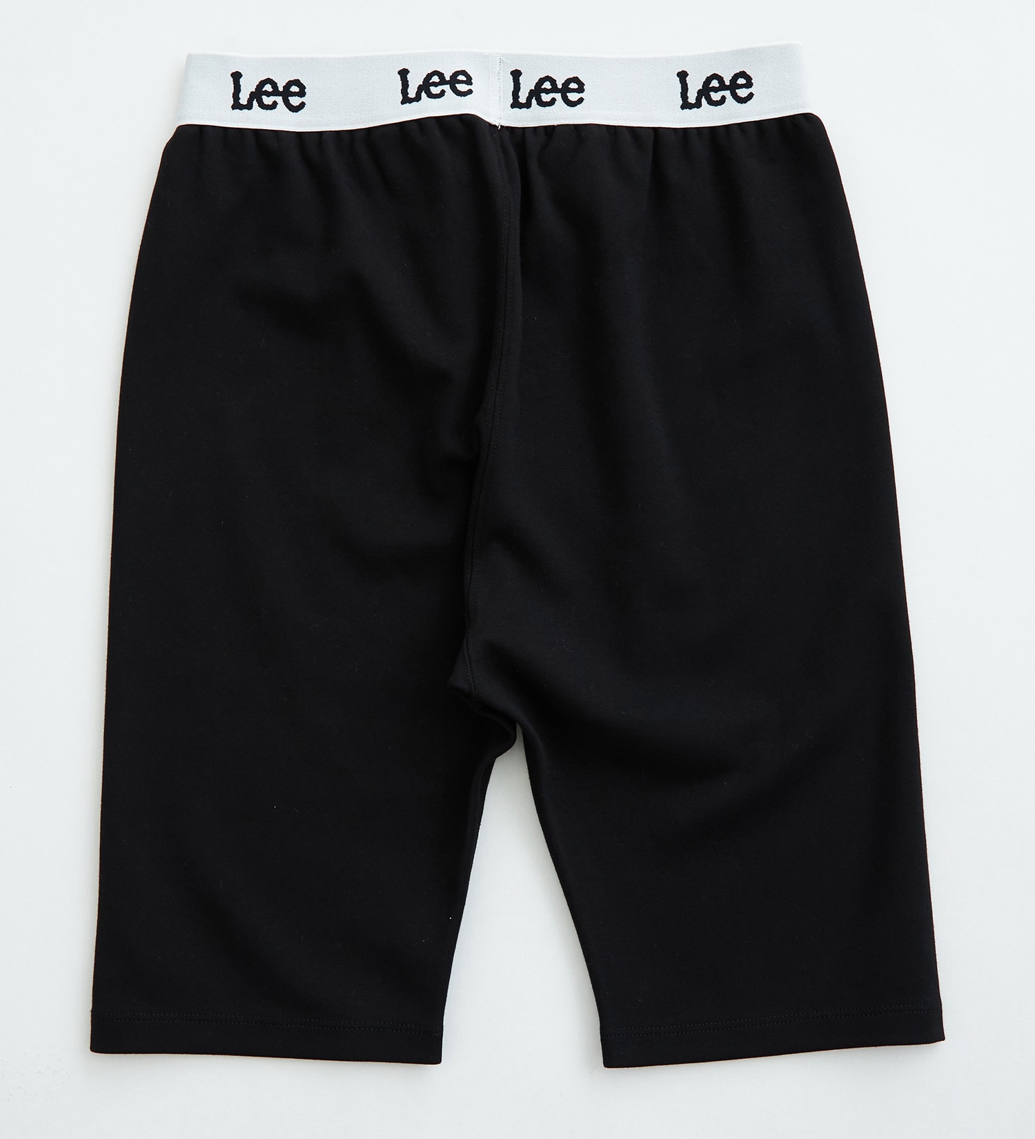 Lee(リー)のLeeロゴリブ ハーフレギンス|パンツ/パンツ/レディース|ブラック