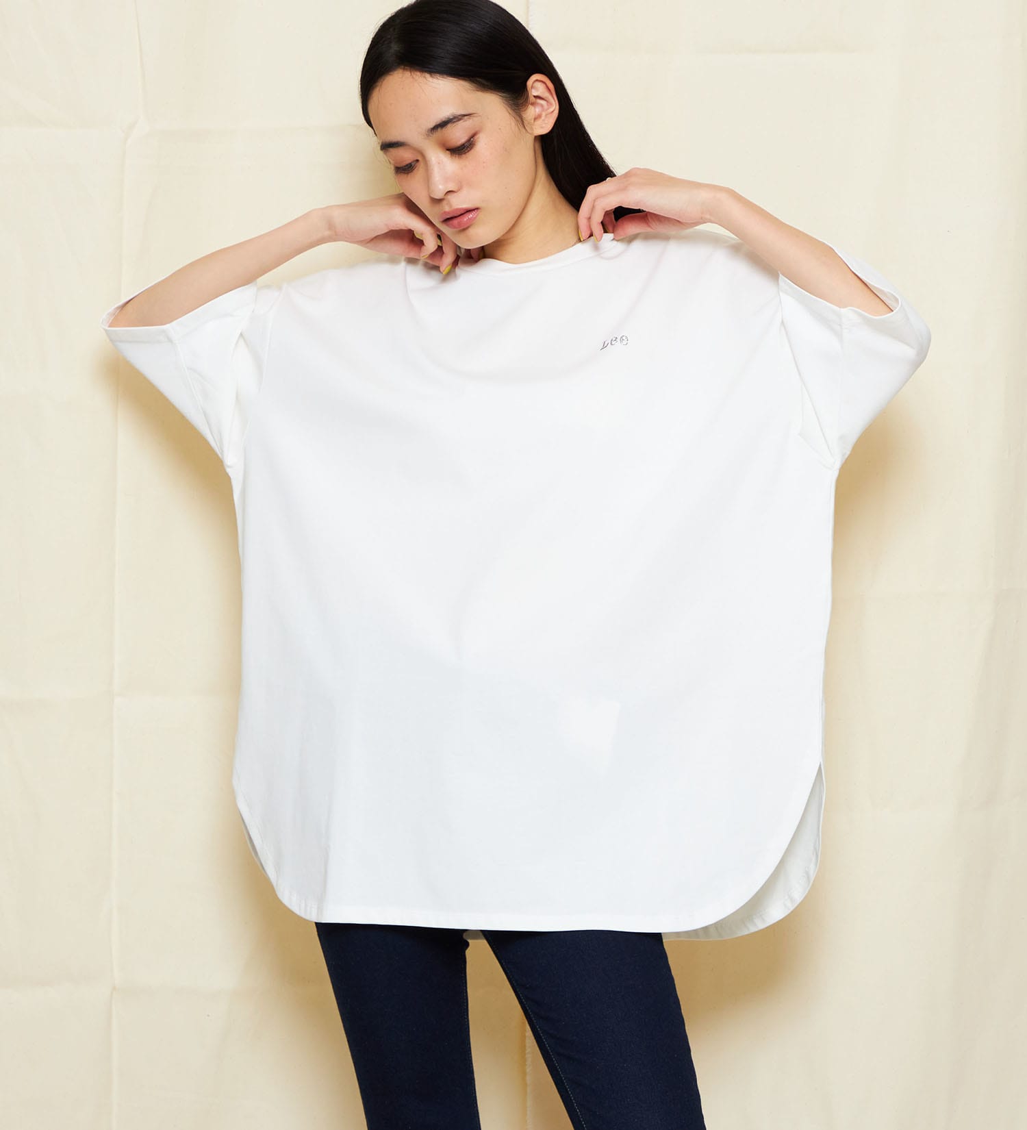 Lee(リー)のビッグシルエット 半袖Tシャツ|トップス/Tシャツ/カットソー/レディース|ホワイト