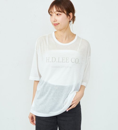 シアープルオーバーTシャツ