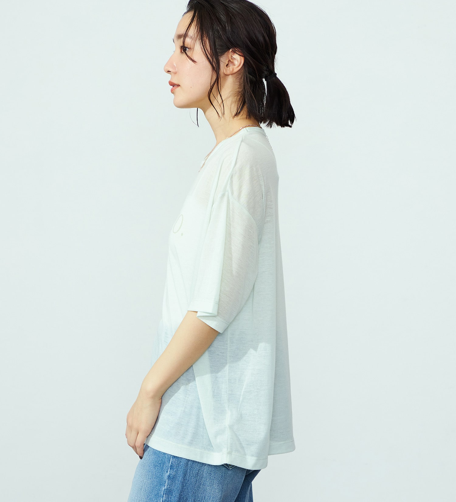 Lee(リー)の【SALE】シアープルオーバーTシャツ|トップス/Tシャツ/カットソー/レディース|ミント