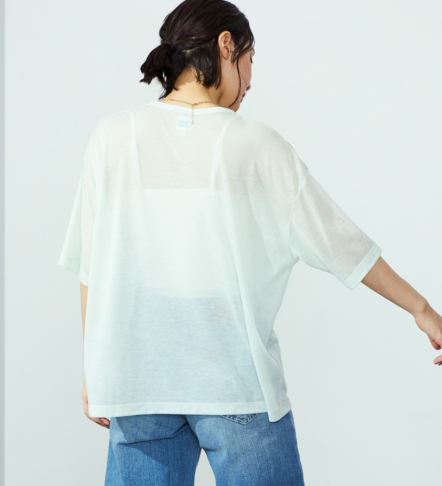 Lee(リー)の【SALE】シアープルオーバーTシャツ|トップス/Tシャツ/カットソー/レディース|ミント