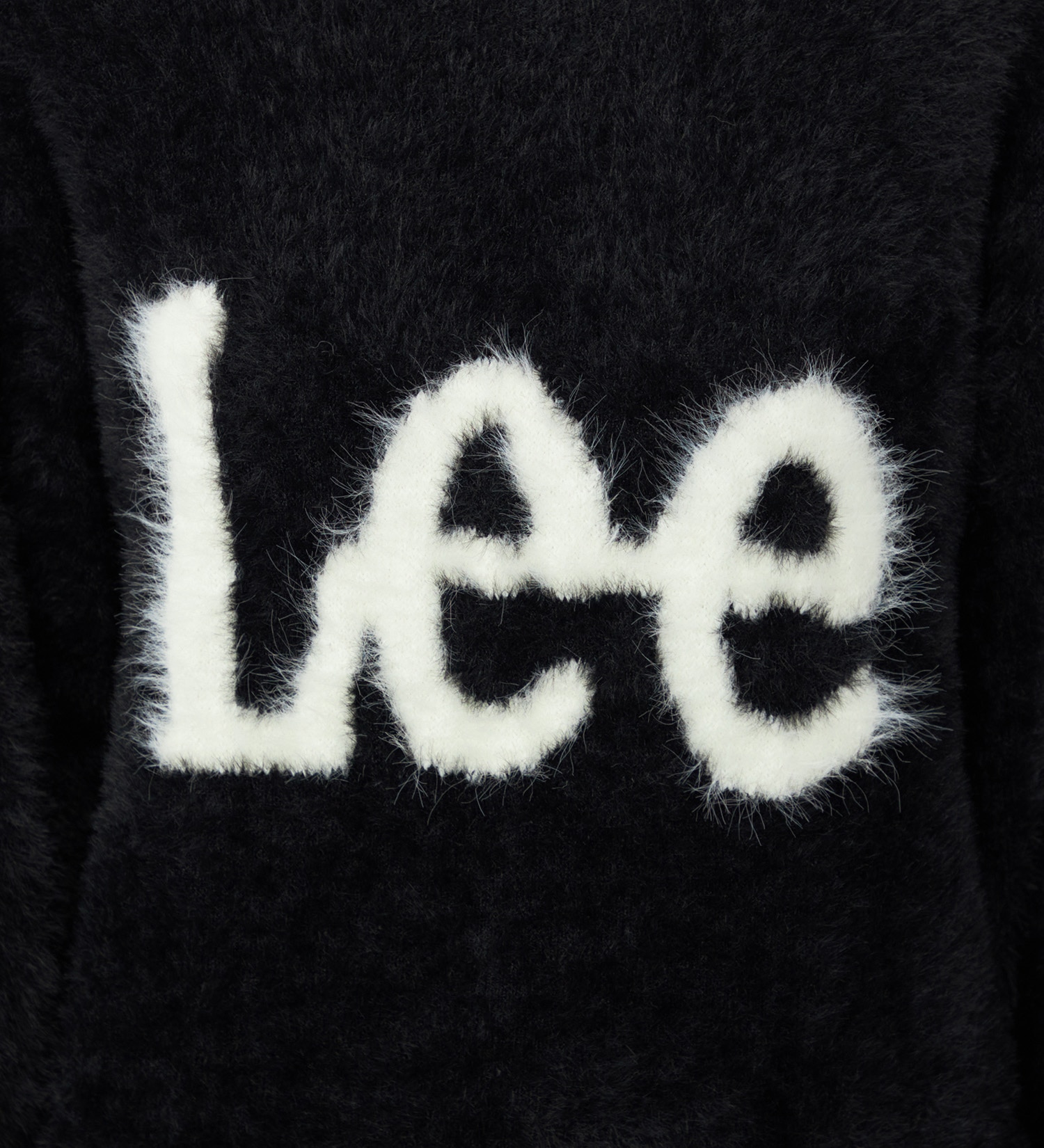 Lee(リー)のLeeロゴ シャギーニット|トップス/ニット/セーター/レディース|ブラック